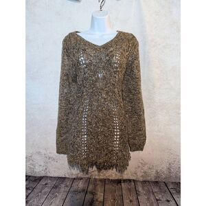 Ethyl Semi-See through super soft sweater xl